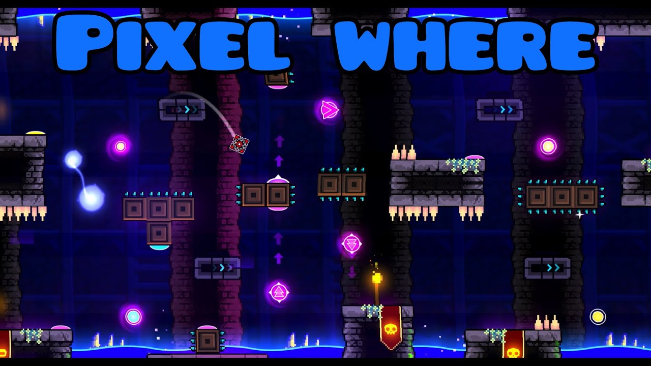 “Pixel where” by Offromax (ALL COINS) | Geometry Dash Daily Level 