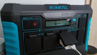 Купил портативную станцию Romoss RS 1500.