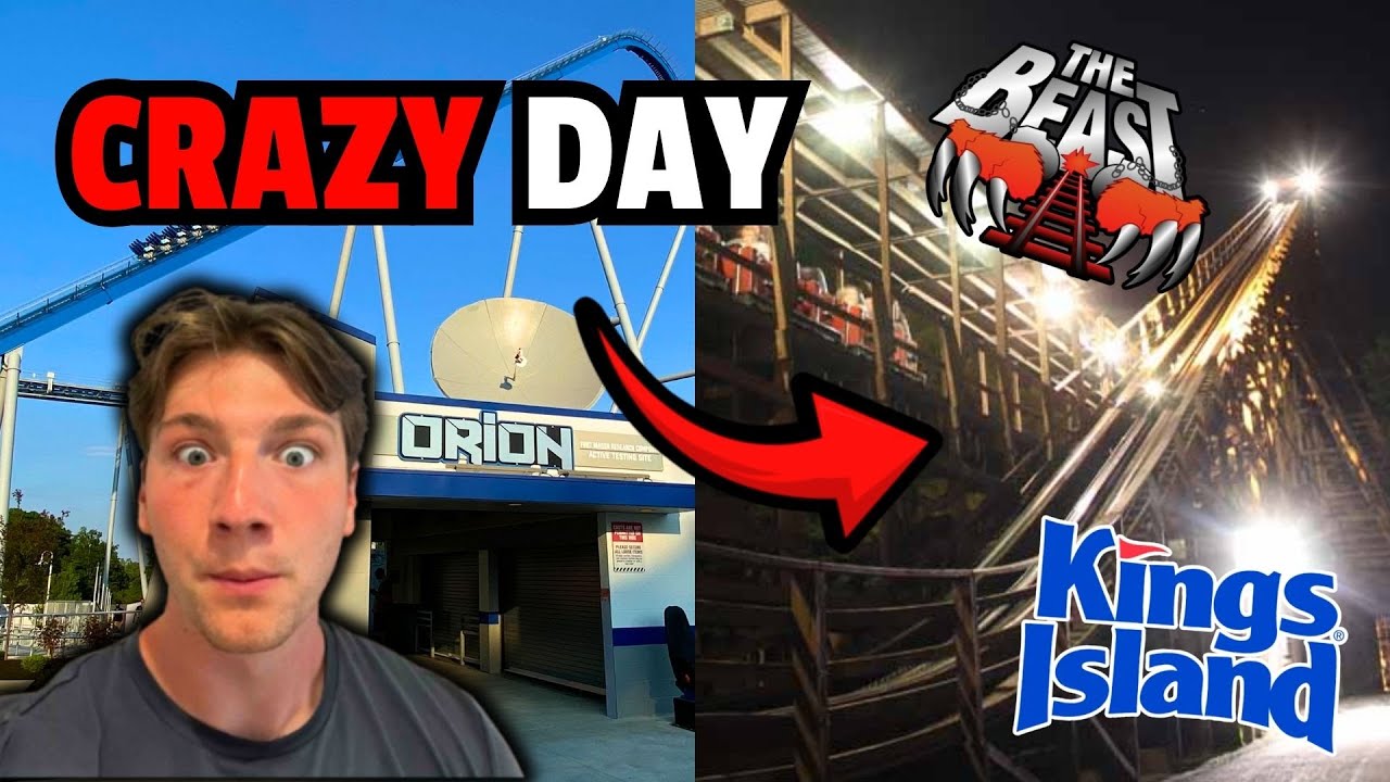 Amazing Day + The BEAST Famous Nightride! | Kings Island Vlog 2025
