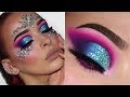 FESTIVAL INSPIRED MAKEUP TUTORIAL | Colourful & Glittery