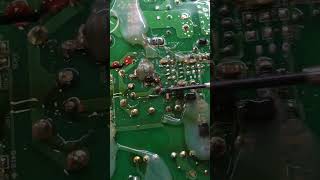 Bester welder Switch mode
Switch-mode PSU tend to have a lot of damage when the drivers give up. This welding PSU was no different. Quite a few components were evaporated into a thin film inside the welder. No diagrams available as usual so likely to become land fill. With all the blown components replaced it too some time to flush out the true value of a sense resistor confusing matter. Bester welder Switch mode