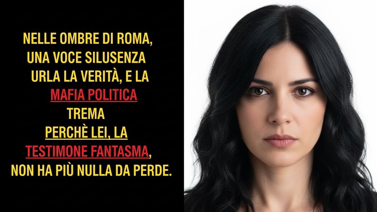 LA TESTIMONE FANTASMA: LEI DISTRUGGE LA MAFIA POLITICA
