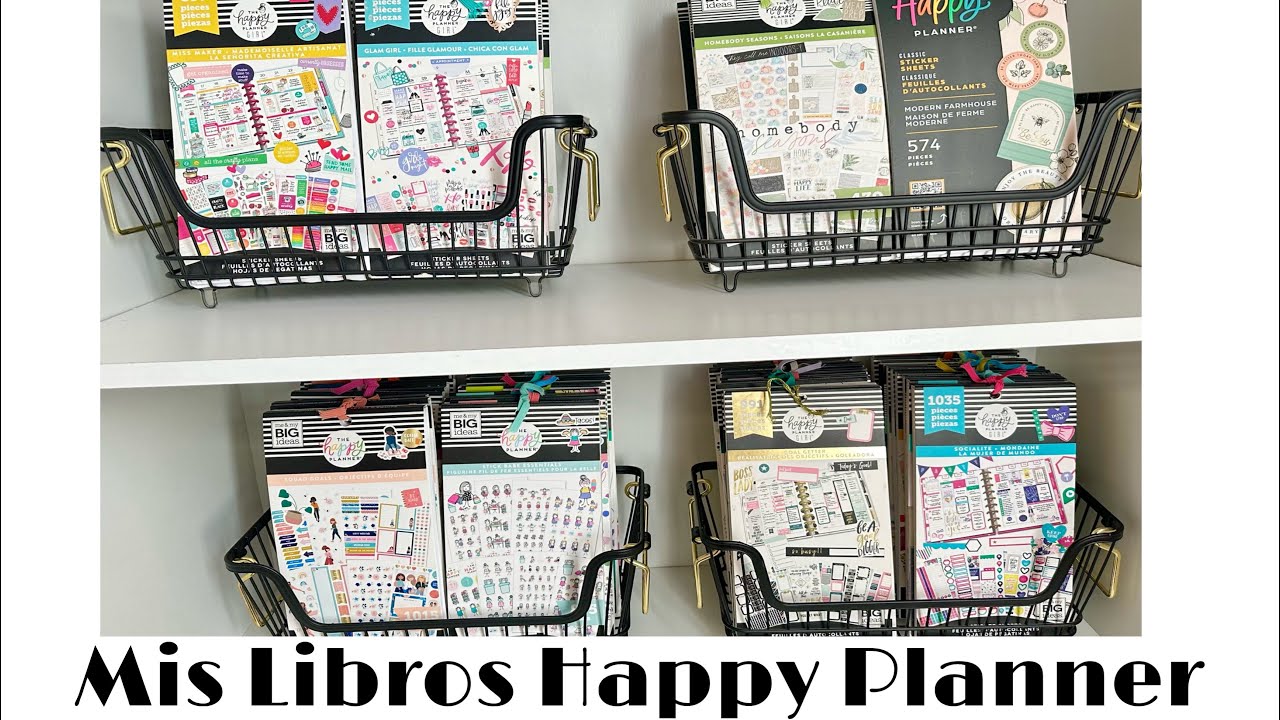 Seleccionando Mis libros de Stickers Happy planner