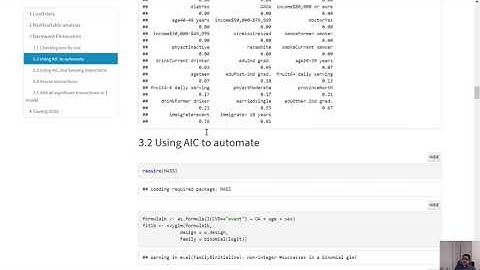 Lab 4d - Logistic regression in a complex survey dataset
