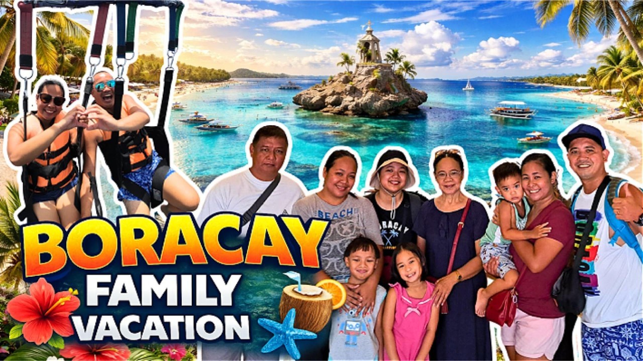BORACAY FAMILY TRIP🌴 From Airport to Parasailing | Travel Guide & Beach Memories
