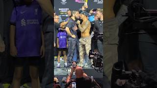 😤💎 ISLAM MAKHACHEV AND DUSTIN POIRIER FINAL FACE OFF UFC 302