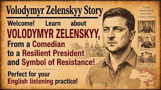 Volodymyr Zelenskyy Story | Learn English Through Story | English Listening Practice