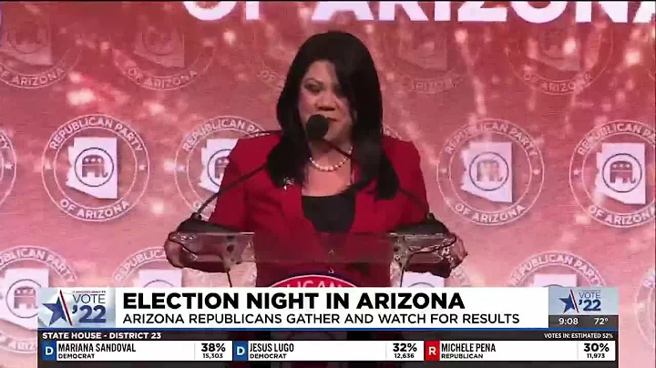 State treasurer candidate Kimberly Yee speaks to A...
