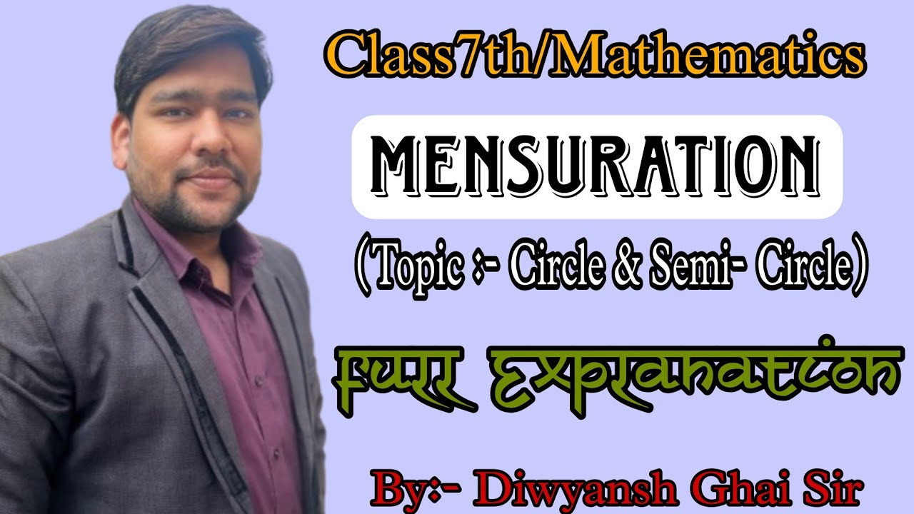 Class 7th Mensuration Chapter 15 - YouTube