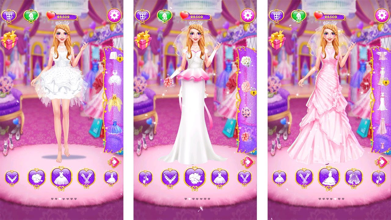 PLAY BEAUTY GAME WEDDING SALON #4 | DRESS UP AND MAKE UP GAME | ANDROID/IOS