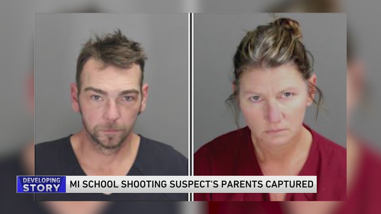 Parents captured after son charged in Oxford school shooting - YouTube