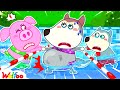 Mommy, Try Hard! - Wolfoo Takes Care of Mommy in Swimming Pool 🤩 Wolfoo Kids Cartoon