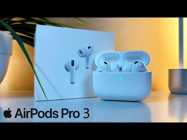 NEW 2025 Apple AirPods Pro 3 Unboxing & Review - Apple's Best