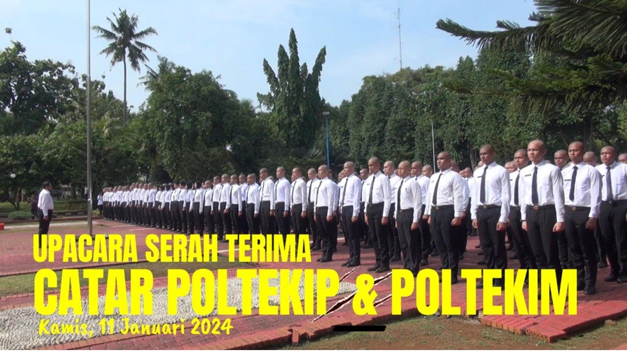 MOMEN  UPACARA SERAH TERIMA CATAR POLTEKIP DAN POLTEKIM KEMENKUMHAM