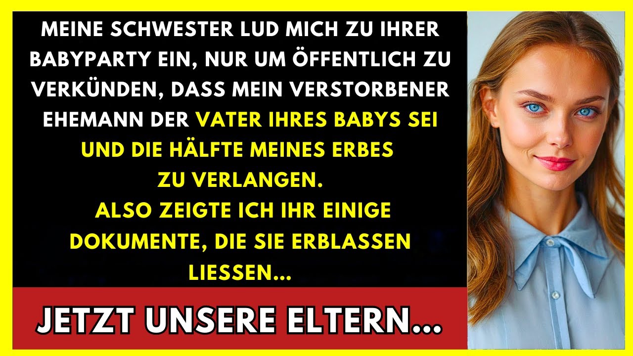 Schwester Lud Mich Zur Babyparty Ein Um Zu Verkünden Mein Mann Ist Der Vater