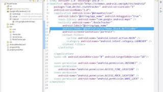 lesson11 02 Reviewing the AndroidManifest xml file