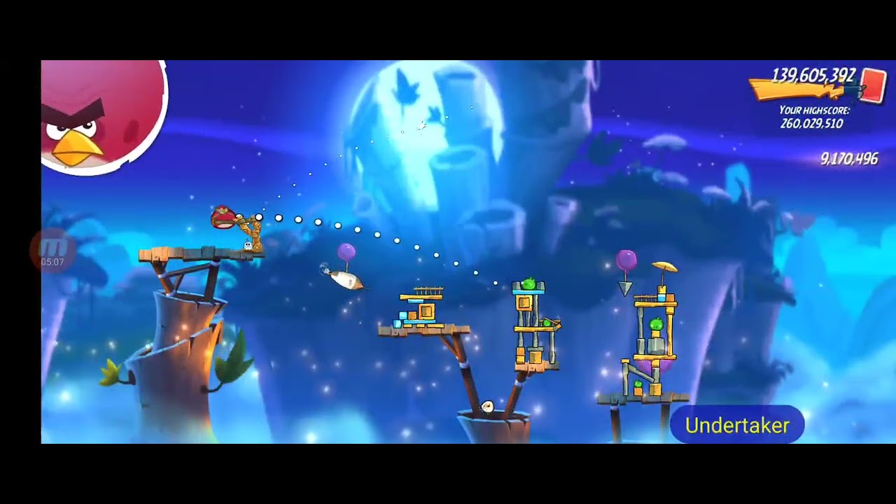 Angry Birds 2 Mighty Eagle Boot Camp with both extra birds 8/30/22 Good