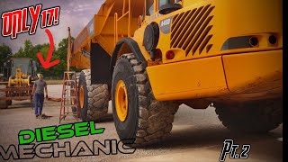A Day As A 17 Yr Old Diesel Mechanic Rookie Pt.2