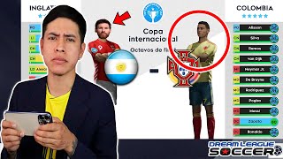 ESCOGÍ ESTA SELECCIÓN PARA JUGAR LA COPA en DREAM LEAGUE SOCCER 2021 