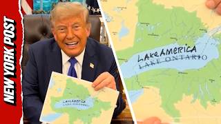 Trump Renames Lake Ontario to Lake America: 'All It Takes is a Good Pen and Some Intelligence'