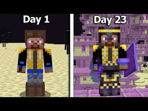 I spent 23 (irl) days trapped in the end. Here's what happened