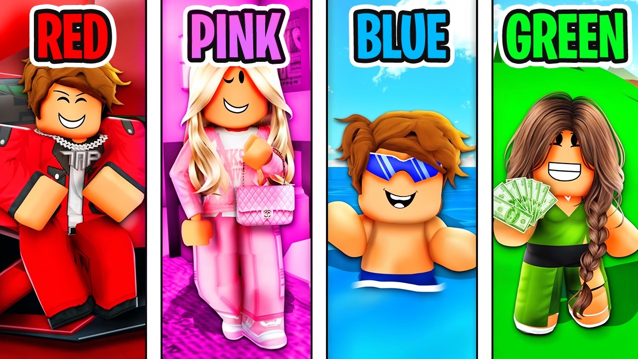 24 HOURS in a ONE COLOR Brookhaven World..