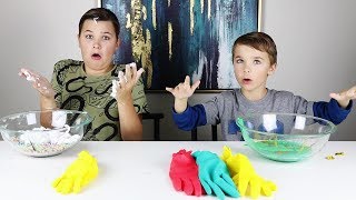 DON'T CHOOSE THE WRONG GLOVE SLIME CHALLENGE!!!
