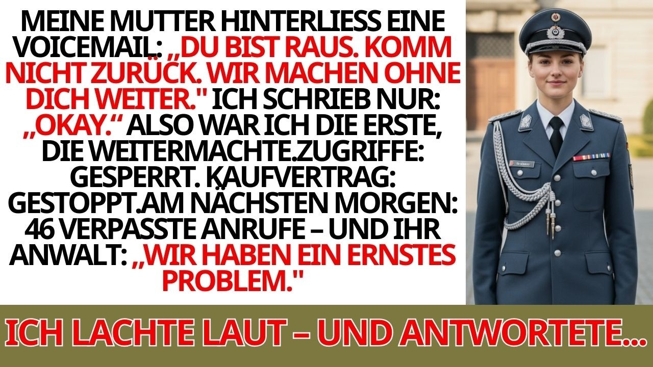 Voicemail von Mama: „Komm nicht zurück“ – morgens 46 Anrufe, sie flehten um Rückkehr