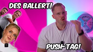 Maximaler Muskelaufbau Im Push-Training Des Ballert P2.