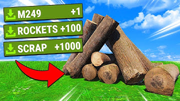 Rust But Farming gives Random Items with 100 players...