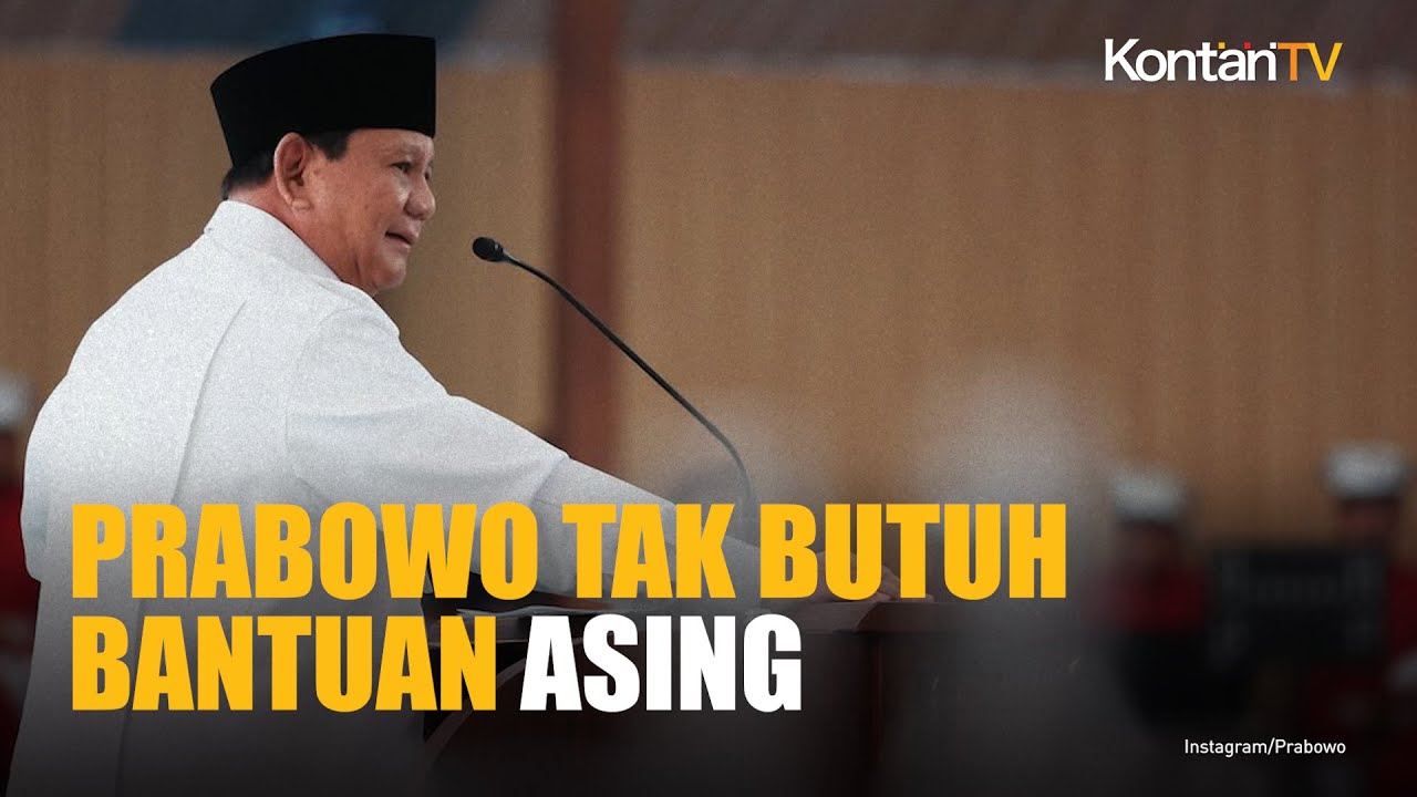 Prabowo Akui Tak Terima Bantuan Dari Pihak Luar, Sebut Indonesia Mampu