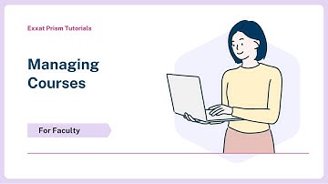 Exxat Prism: Managing Courses