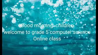 Grade 5 Computer science Unit 3 Features of Word 2016 14/09/2021