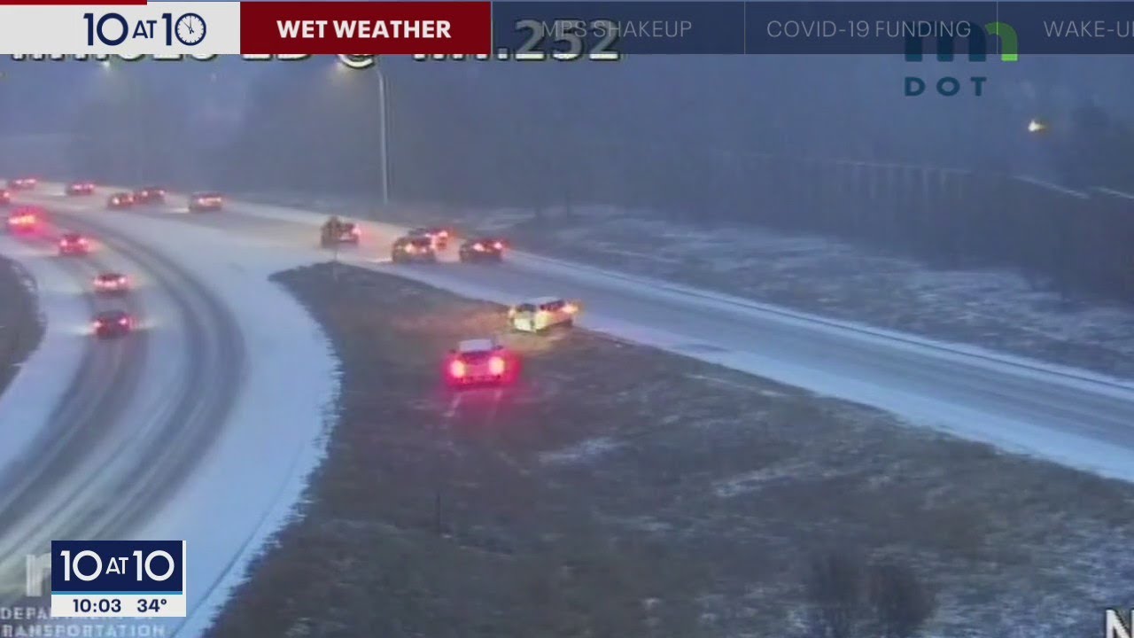 Slush creates slippery Wednesday morning for Twin Cities | FOX 9 KMSP ...