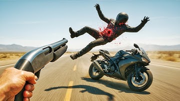 GTA 5 Ragdolls | Slow Motion Kills & Satisfying Kill Cam | Euphoria Physics Showcase Ep.2