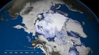 2012 Time Series Of Arctic Ice Extent January 1 -- September 14, 2012