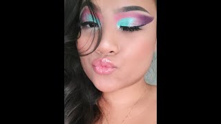 DRAMATIC SPRING EASTER MAKEUP LOOK