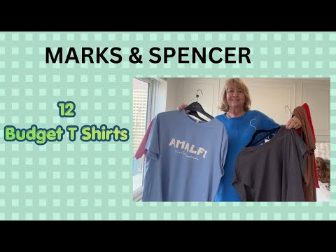 12 budget T-shirts from Marks Spencer- how would you rate them?