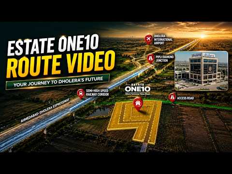 RWI Developers Estate ONE10 Dholera route video thumbnail