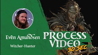 Digital Speed Paint: Witcher Hunter | Fan Art | Fantasy Art