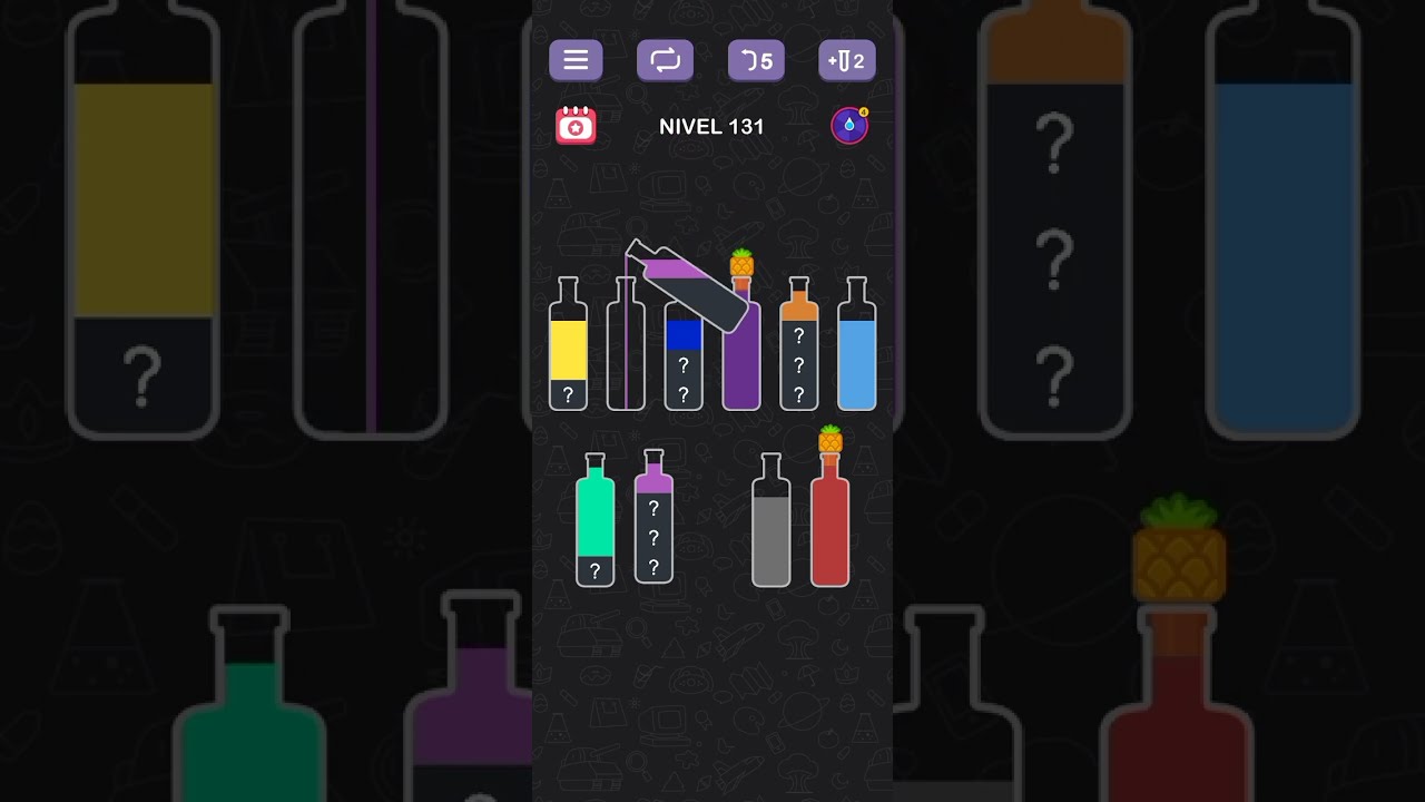 Water Sort Puzzle nivel 131