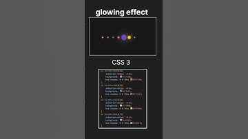 GLOWING EFFECTS #tutorial #shorts #trending #shortvideo #coding #html #cssanimation #css #mRcodding