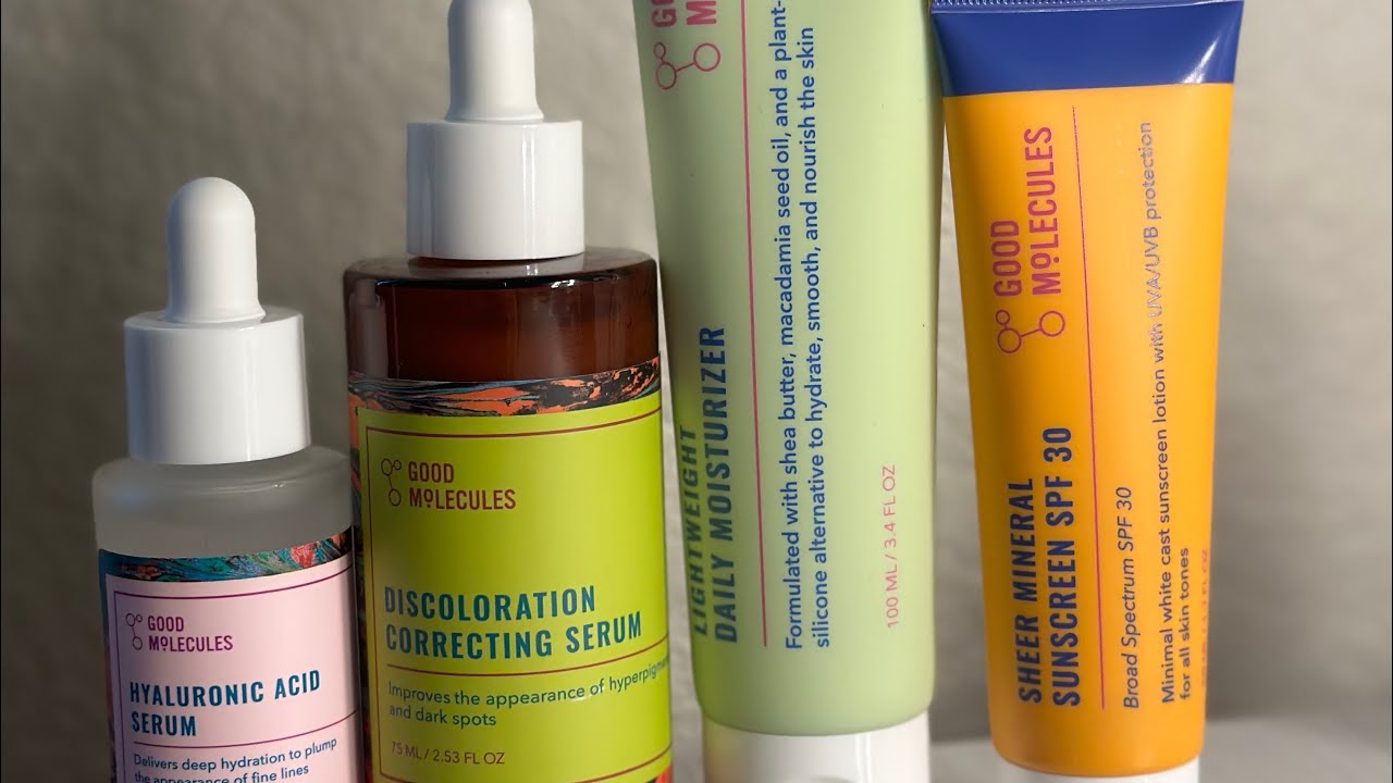 Good Molecules skin care review (Hyaluronic Acid, Discoloration serum