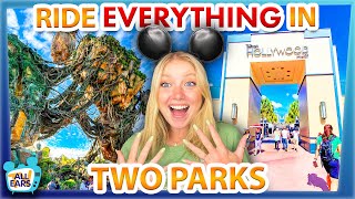 Can We Ride EVERYTHING In TWO Disney Parks in ONE DAY? -- Hollywood Studios and Animal Kingdom