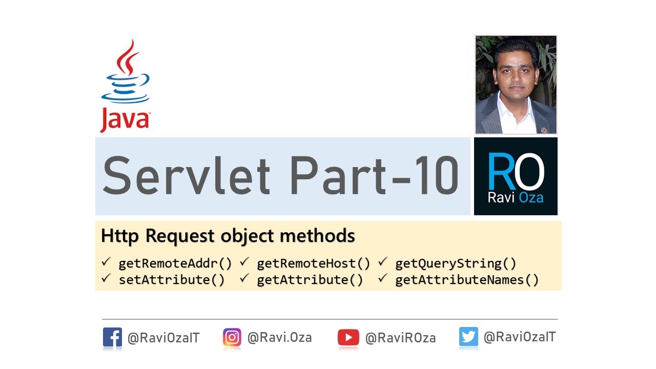 Servlet Part-10 | Http Request object methods (Gujarati) - YouTube