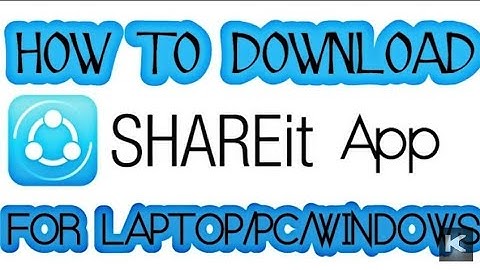 How To Use SHAREit In PC ? Send & Transfer Files PC To Android BY TECHNICAL GAMER