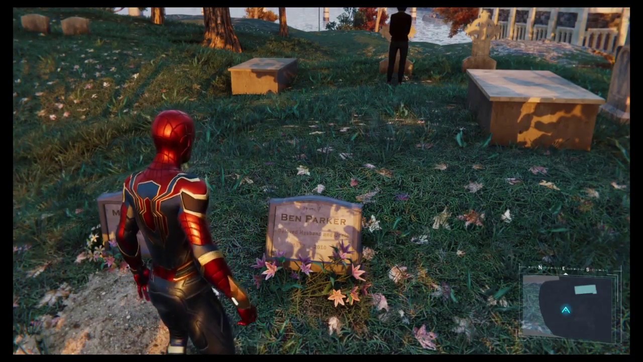 Marvels Spiderman Ben Parker's Grave