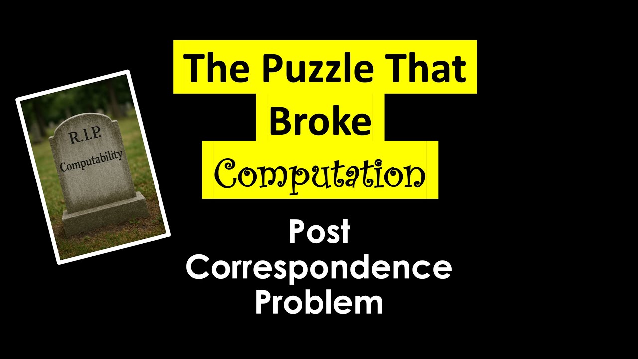 Post Correspondence Problem Explained — The Puzzle That Broke ...