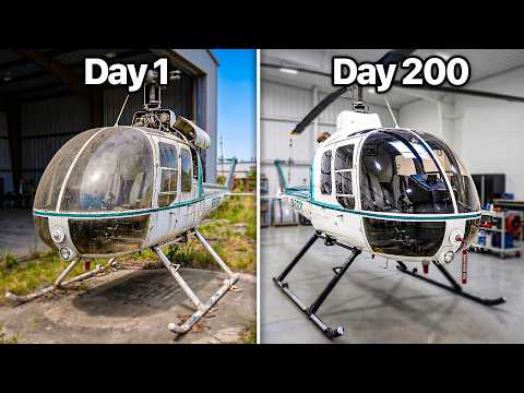 I Finished Restoring my Vintage Helicopter!