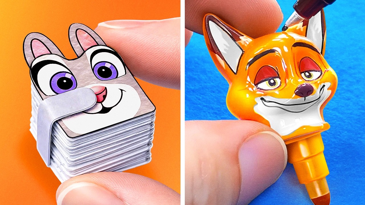 Team Judy Or Team Nick? 🦊🐰 *Coolest Easy Paper And Cardboard Crafts*